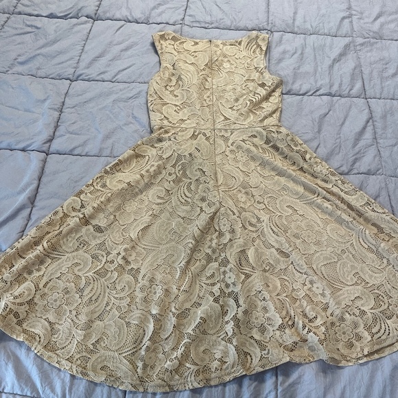 NWOT Amazon-brands Boatneck Lace Cocktail Dress - Picture 4 of 4